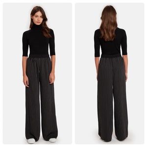 ATM Anthony Thomas Melillo Stripe Wide Leg Pants